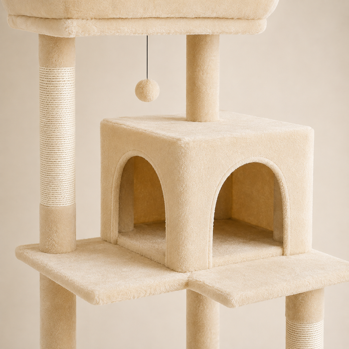 Niche cube à deux ouvertures en arche