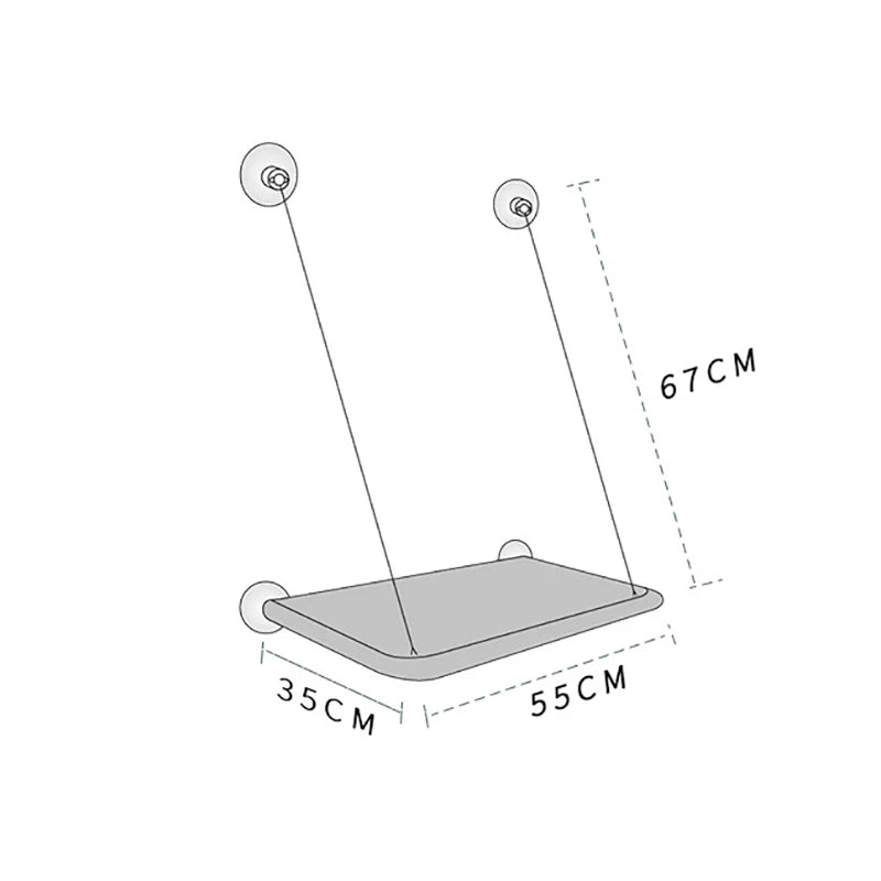 Hamac de fenêtre pour chat – ventouses, charge 20 kg