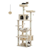 Grand arbre à chat pour Maine Coon – hamac, niches et poteaux sisal