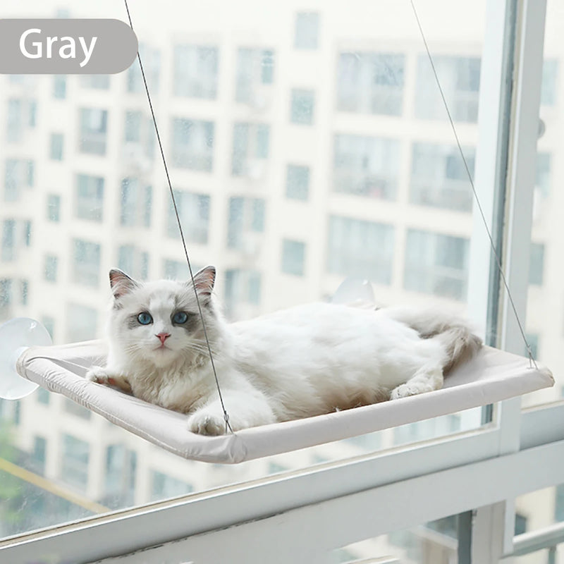 Hamac de fenêtre pour chat – ventouses, charge 20 kg